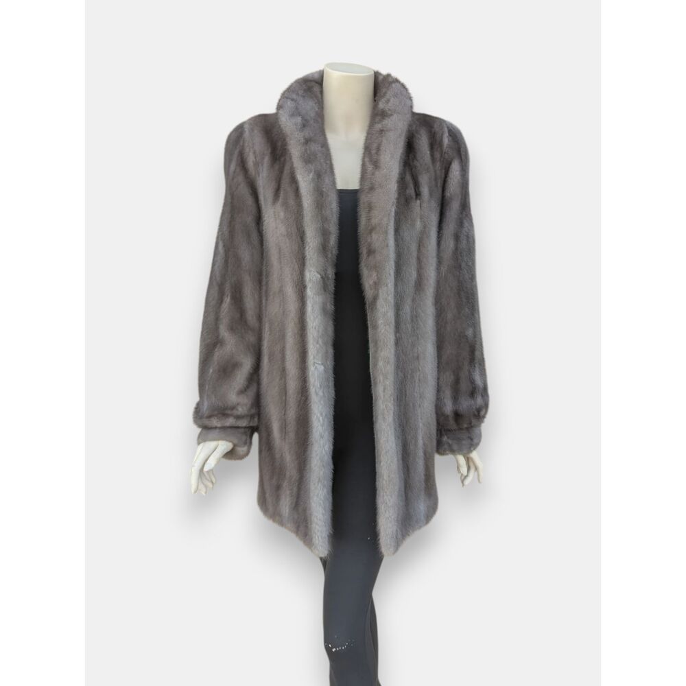 Blue Iris Mink Jacket -Medium